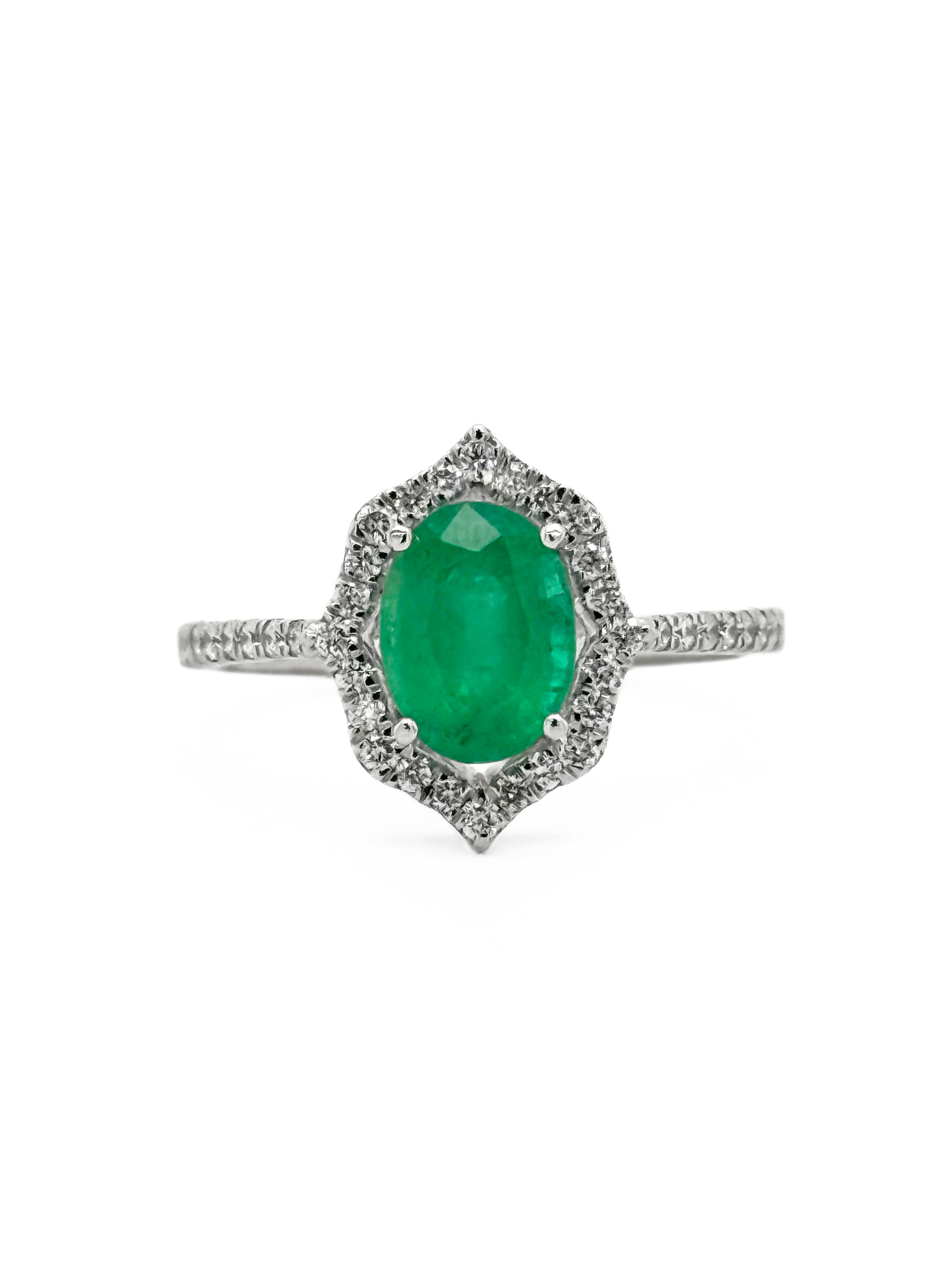 EMERALD LADY'S RING-R10540